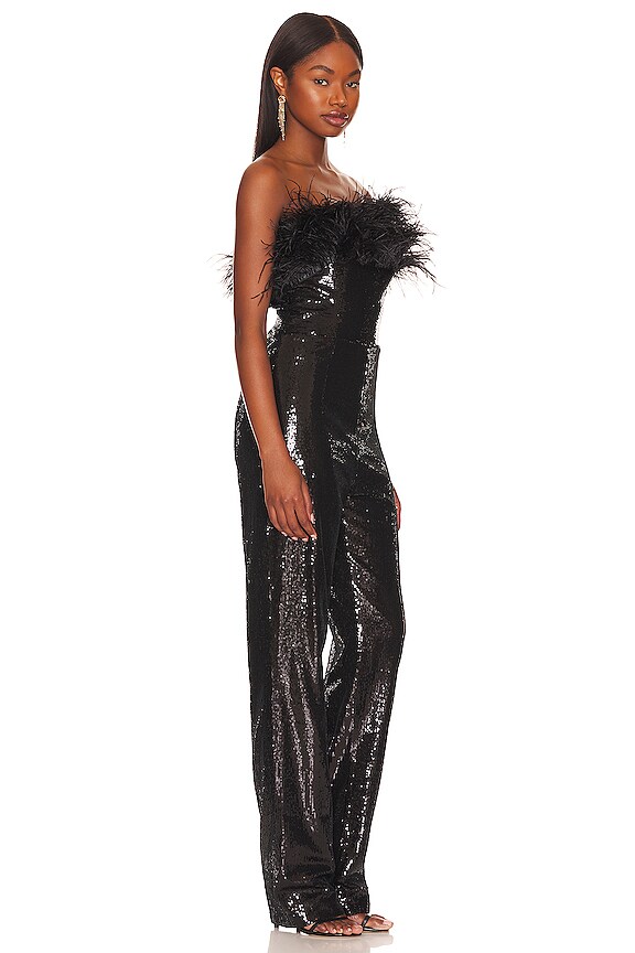 view 2 of 4 Lola Noir Sequin Jumpsuit in Black