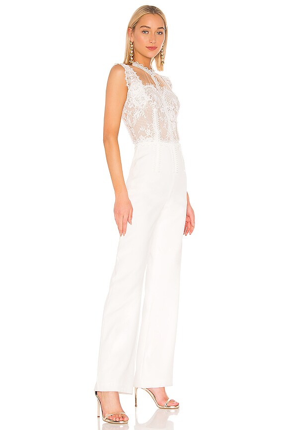 view 2 of 3 Charlotte Jumpsuit in White