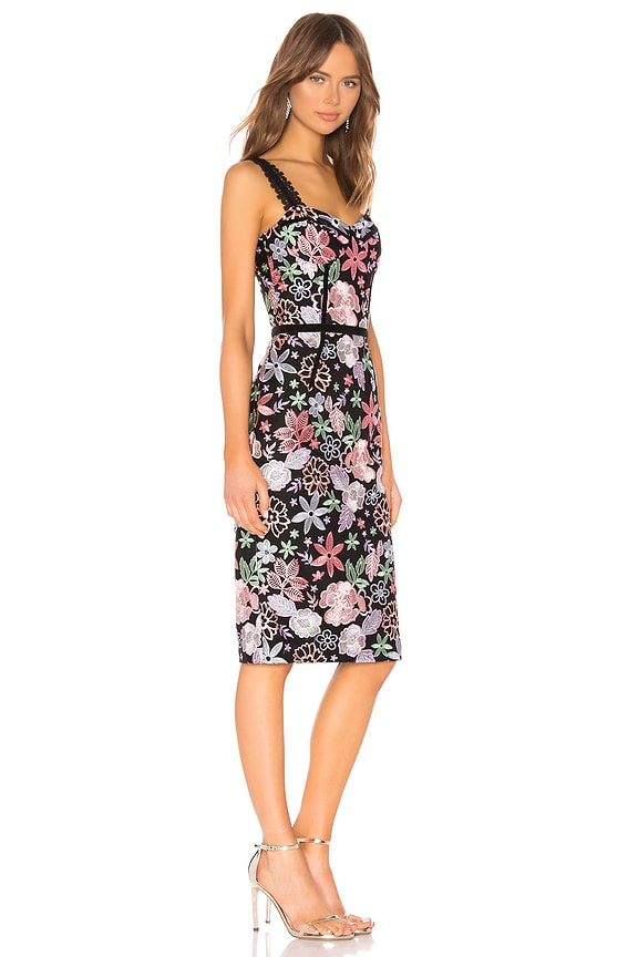 view 2 of 3 VESTIDO MIDI CAMILLE in Multicolor