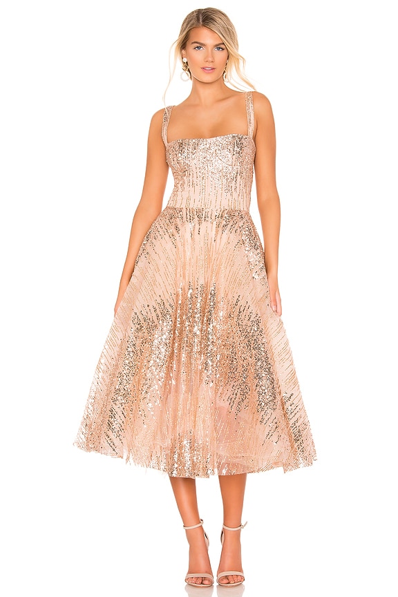 view 1 of 4 Mademoiselle Dress in Pink Gold
