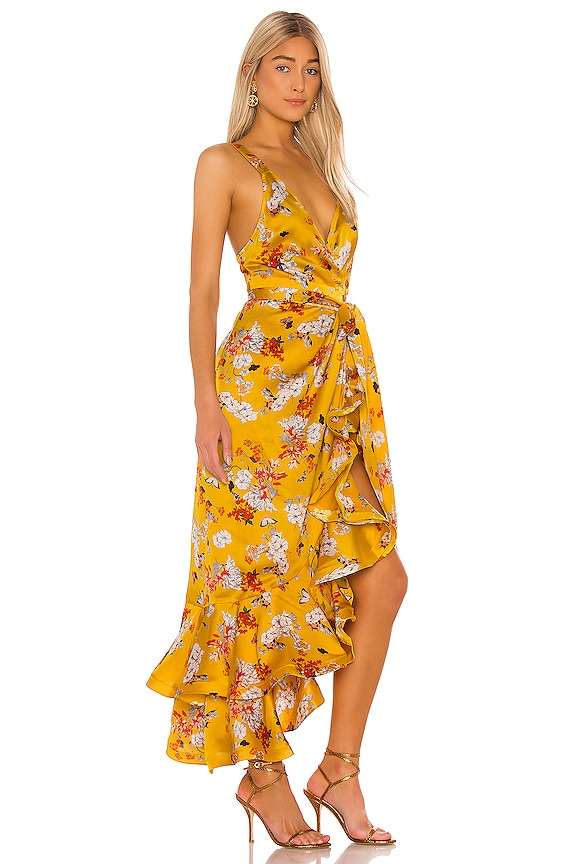 view 2 of 4 ROBE MI-LONGUE NARCISS in Yellow