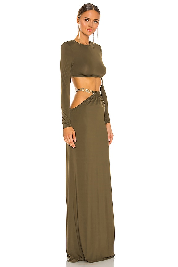view 2 of 3 Cleopatra Khaki Two Piece in Khaki
