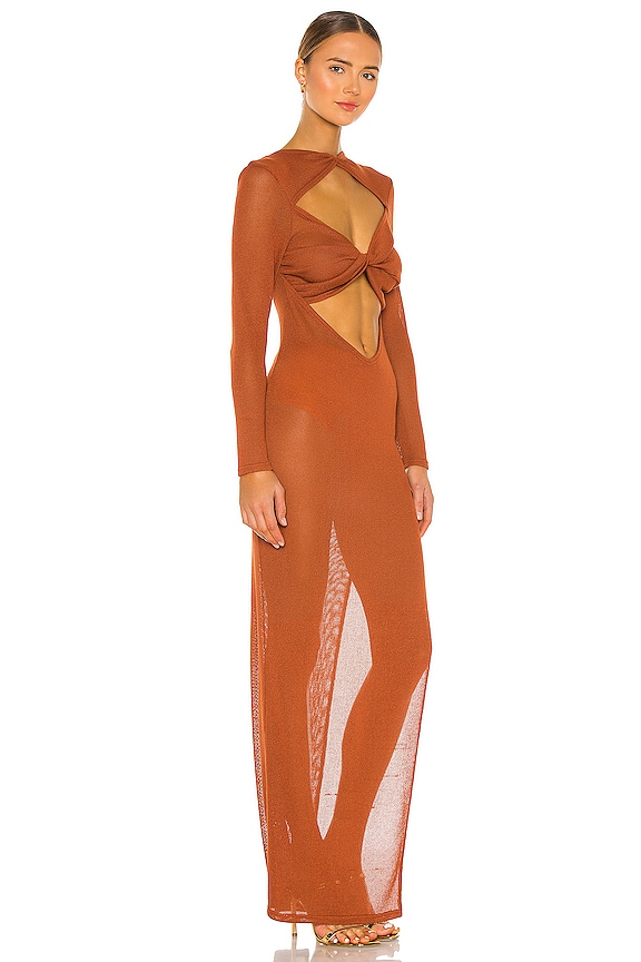 view 2 of 3 x REVOLVE Daphne Maxi Knit Dress in Copper