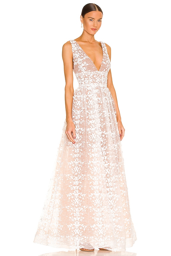 view 2 of 3 MAXIVESTIDO MEGAN BLANC in White