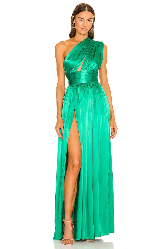 Bronx and Banco Camilla Gown in Emerald | REVOLVE