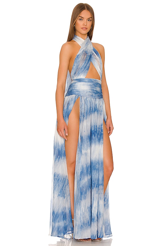 view 2 of 4 Mariana Dress in Blue Ombre