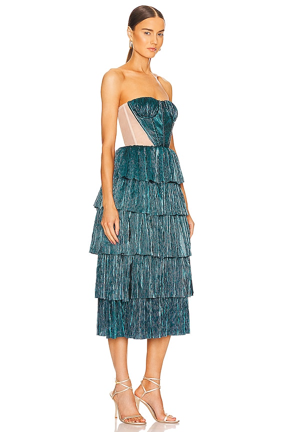 view 2 of 3 Florence Midi Dress in Teal