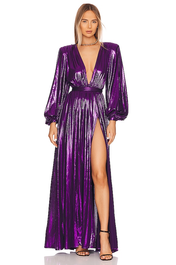 Bronx and Banco Zoe Gown in Purple | REVOLVE
