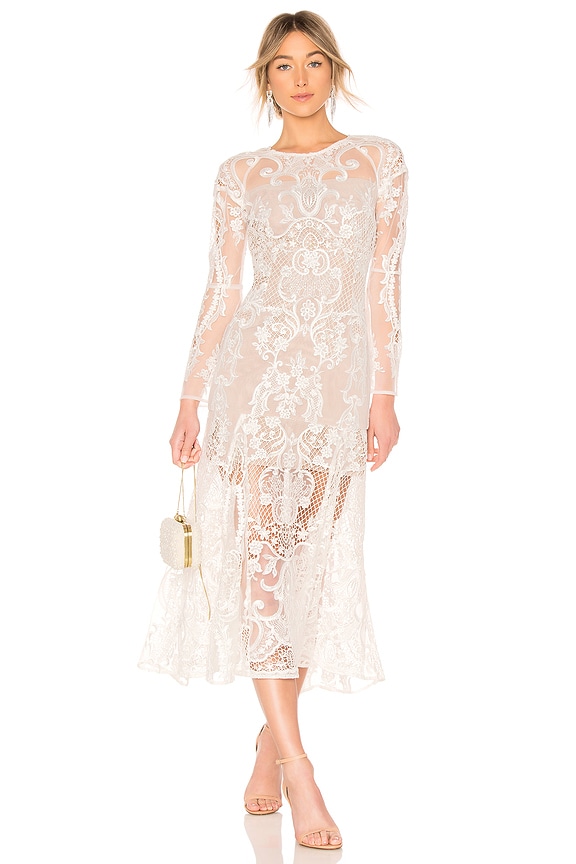 view 1 of 4 Boho Bridal Gown in White