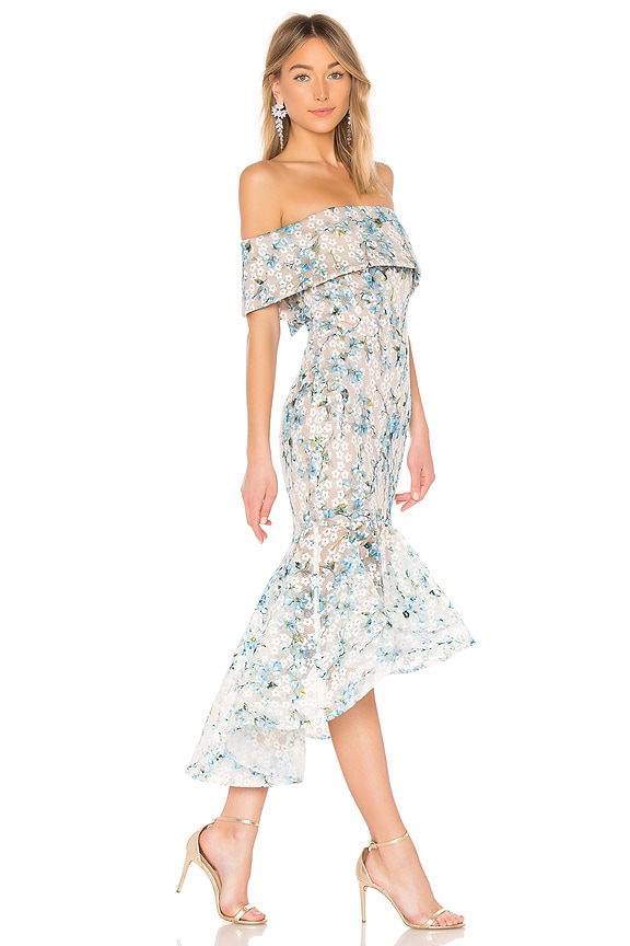 view 2 of 4 Sky Dress in White & Blue