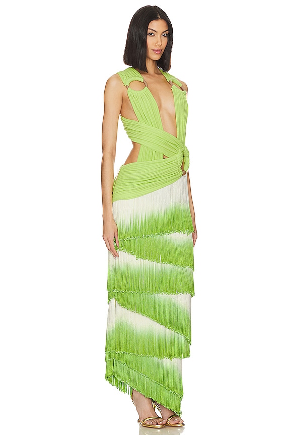 view 2 of 4 VESTIDO LARGO CAMEROON in Green