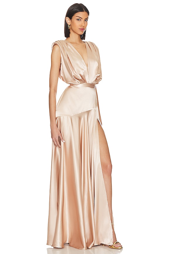 view 2 of 4 ROBE DE SOIRÉE ROMI in Champagne