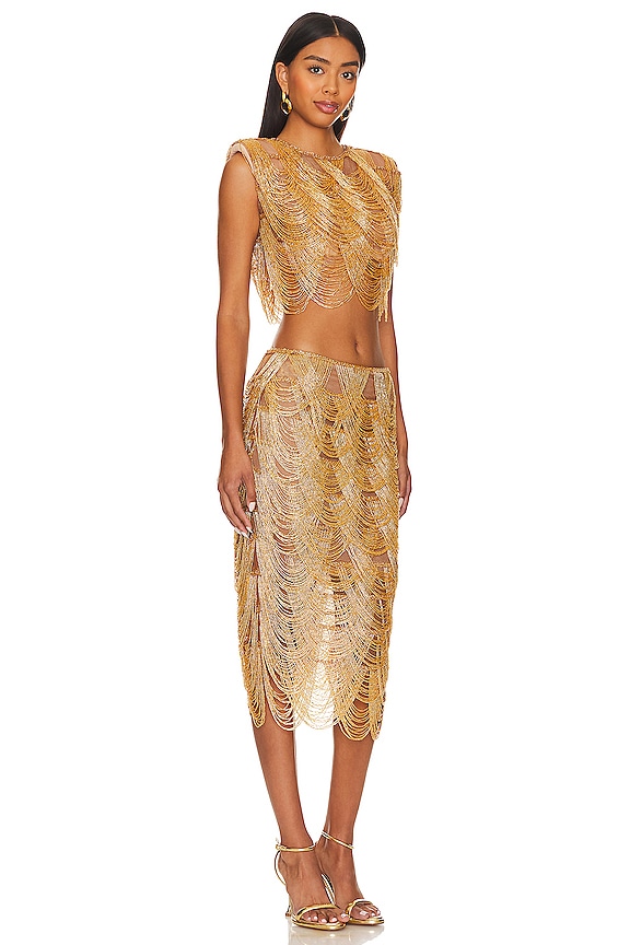 view 2 of 4 Wayla Two Piece Set in Gold