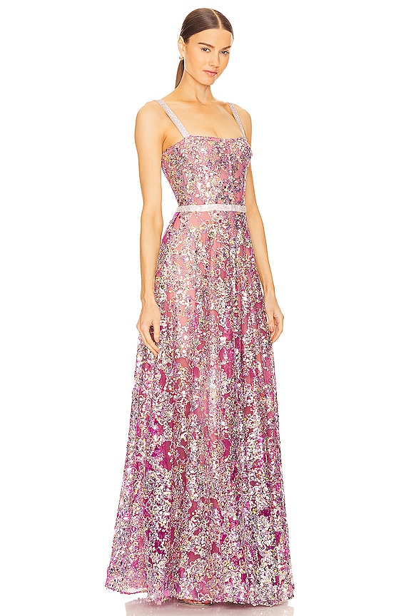 view 2 of 4 MIDNIGHT 가운 in Purple