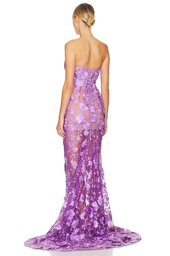 pleated dress strapless White Maxi Style:Strapless Gala Nights Wood:Cherry w/ Walnut Accents Mermaid High Slit Spaghetti