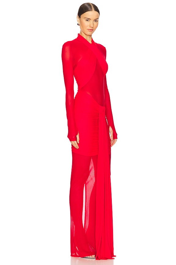 view 2 of 3 Julianna Gown in Red