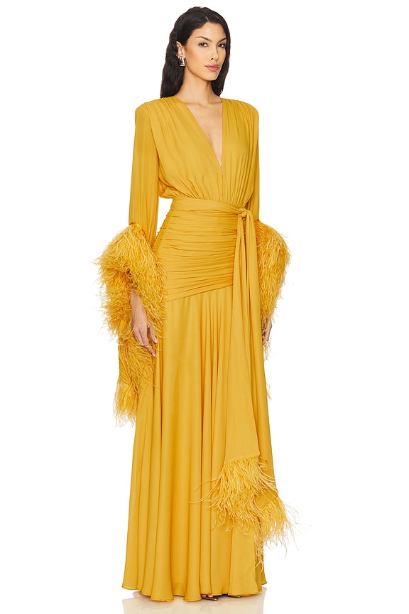 view 2 of 3 GEISHA 맥시원피스 in Mustard