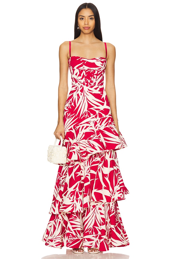 view 2 of 5 Sylvie Armonia Maxi Dress in Red Multi