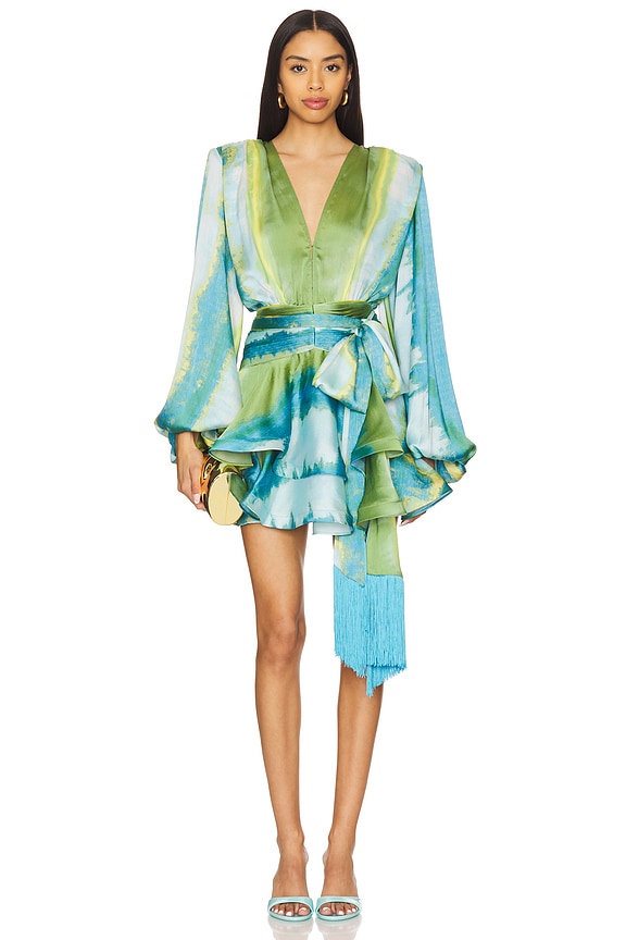 view 1 of 4 Bedouin Coastal Mini Dress in Blue Multi