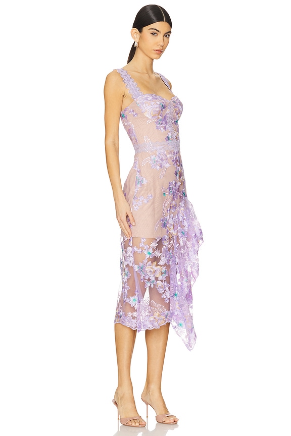 view 2 of 5 ROBE MI-LONGUE EVA in Lilac