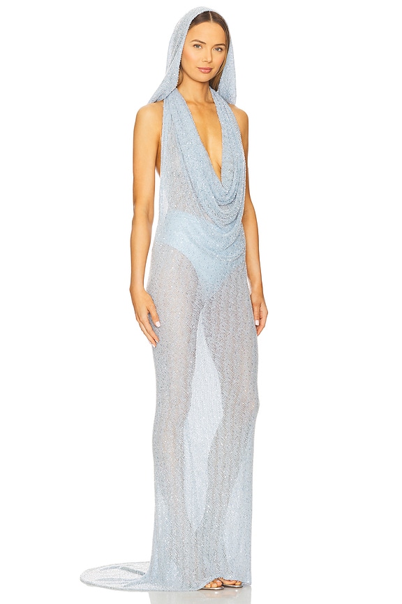 view 2 of 4 Amalia Gown in Powder Blue