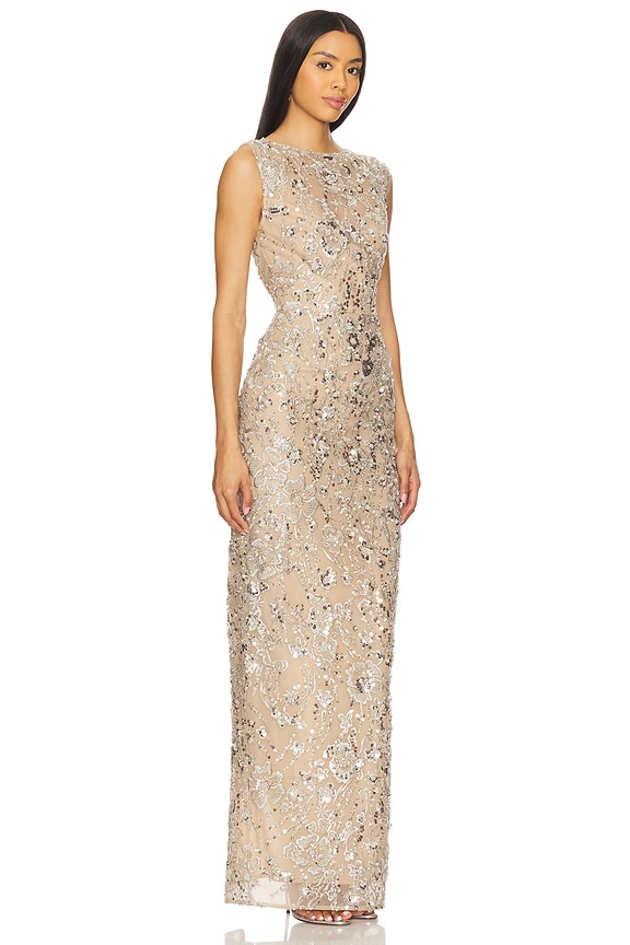 view 2 of 4 Violet Maxi Dress in Silver