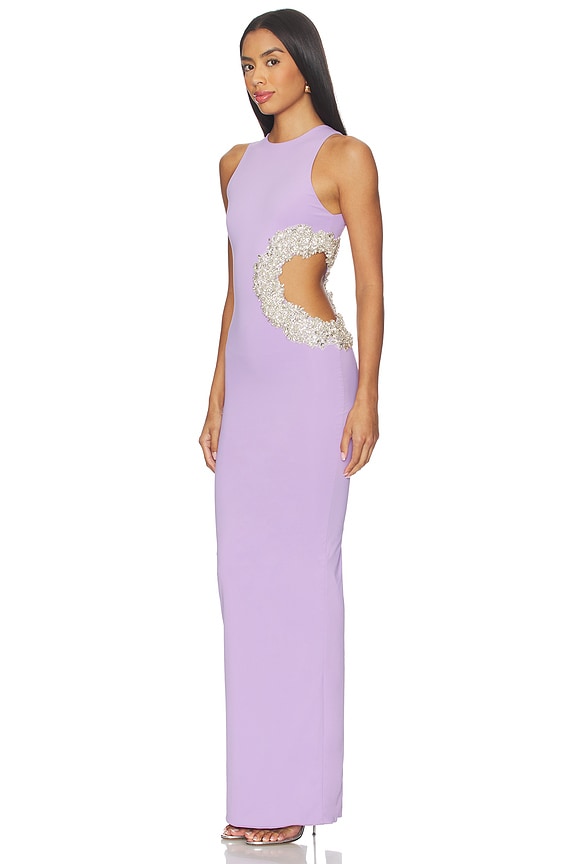 view 2 of 4 Camila Cutout Maxi Dress in Lilac