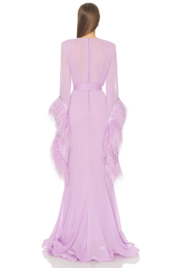 Geisha V-Neck Maxi Dress