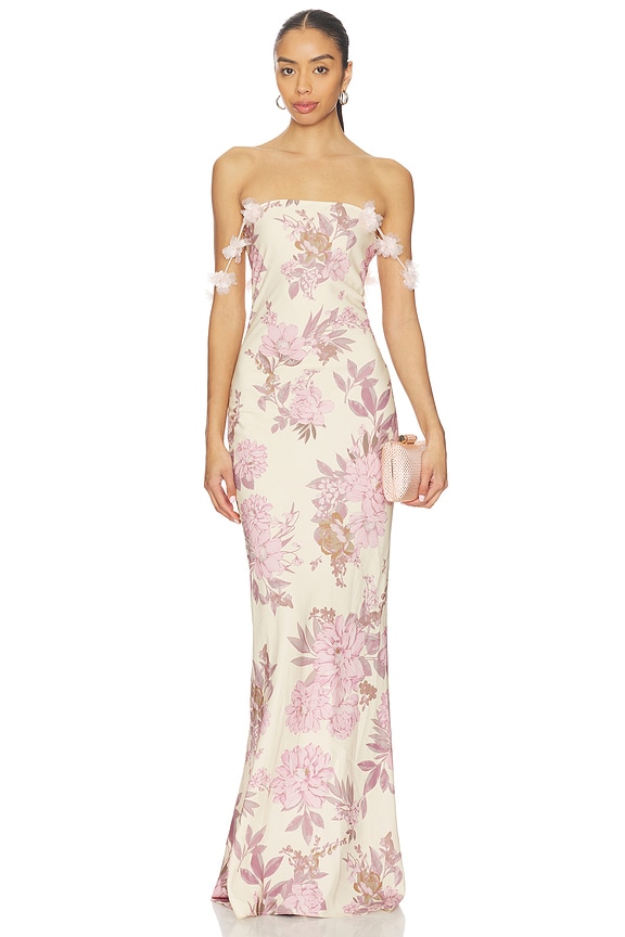 view 1 of 5 ROBE MAGNOLIA in Blush Multi