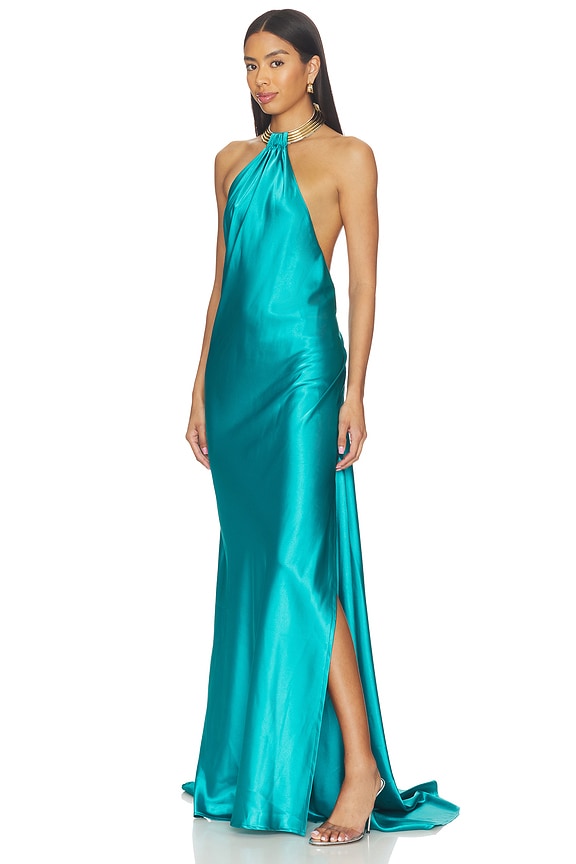 view 2 of 4 VESTIDO LARGO AMARA in Cerulean
