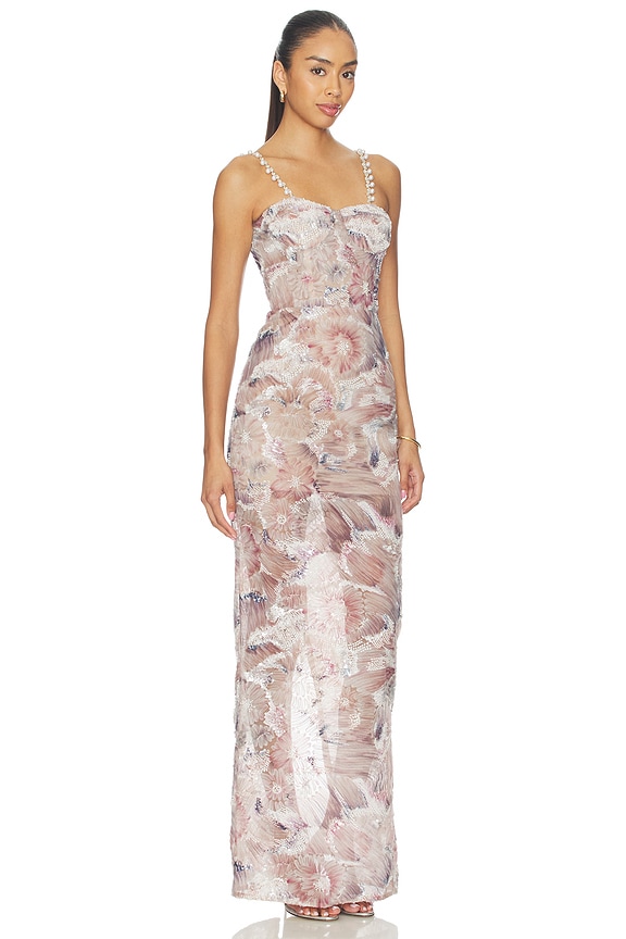 view 2 of 4 ROBE MAXI EVE in Blush Multi