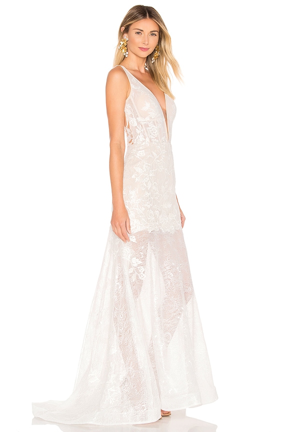 view 2 of 4 Estelle Gown in White