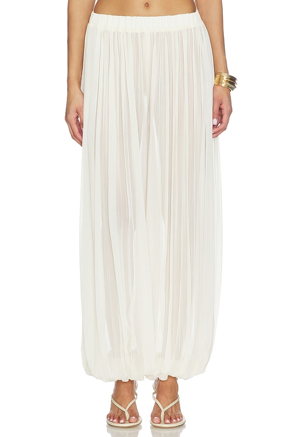 view 1 of 6 Calia Chiffon Pant in Cream