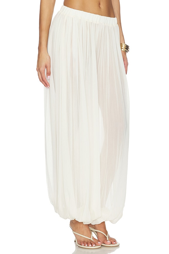 view 2 of 6 Calia Chiffon Pant in Cream