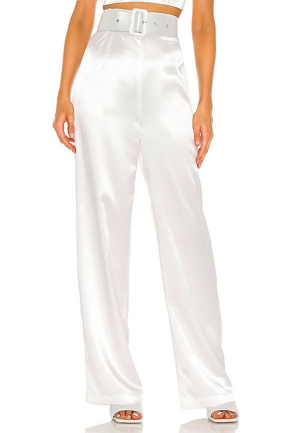 view 1 of 4 PANTALONES CAPRI in White