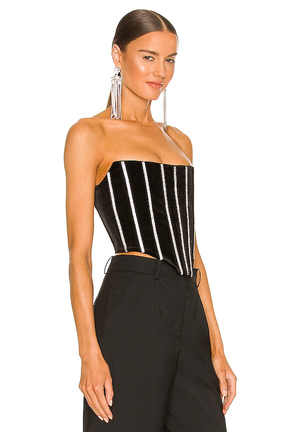 view 2 of 5 Maraya Diamond Corset in Black