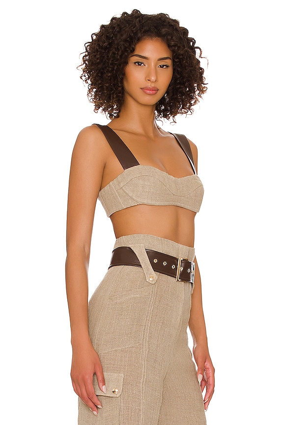 view 2 of 4 Shena Top in Beige