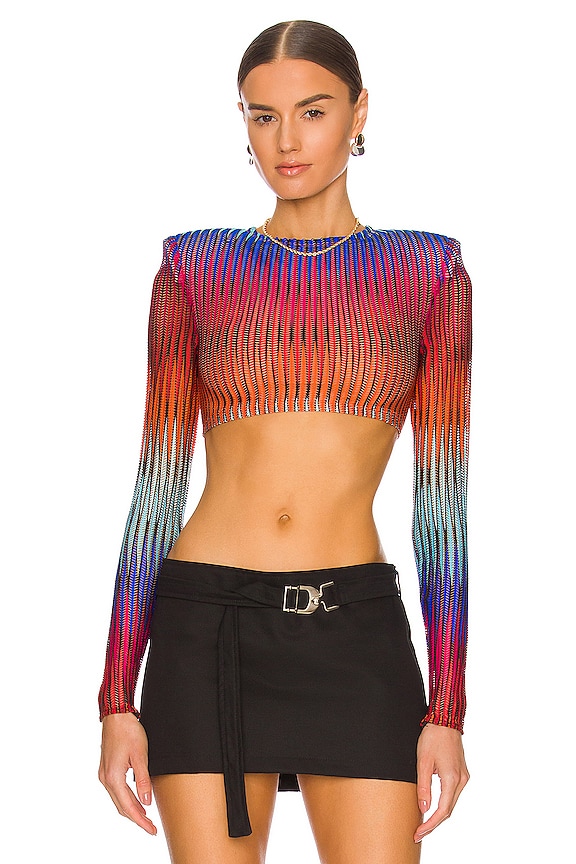 Bronx and Banco Electra Crop Top in Multicolor | REVOLVE