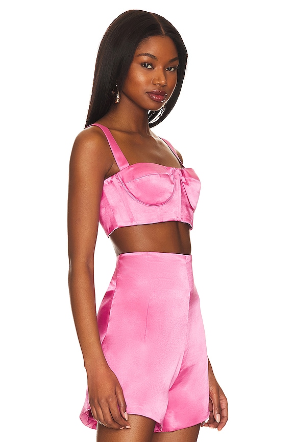 view 2 of 4 Capri Bralette in Electric Pink