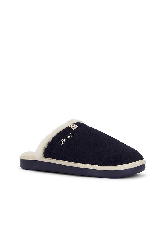 view 2 of 5 Essential Suede Shearling in Navy