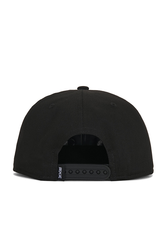 view 2 of 2 Gothic Unstructured 5Panel Hat in Black