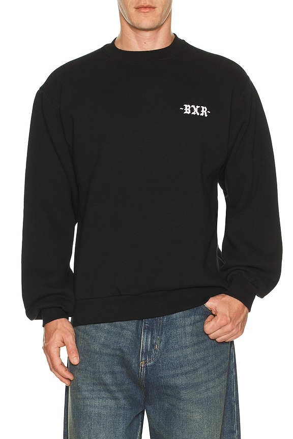 view 2 of 4 UNCONDITIONAL 맨투맨셔츠 in Black