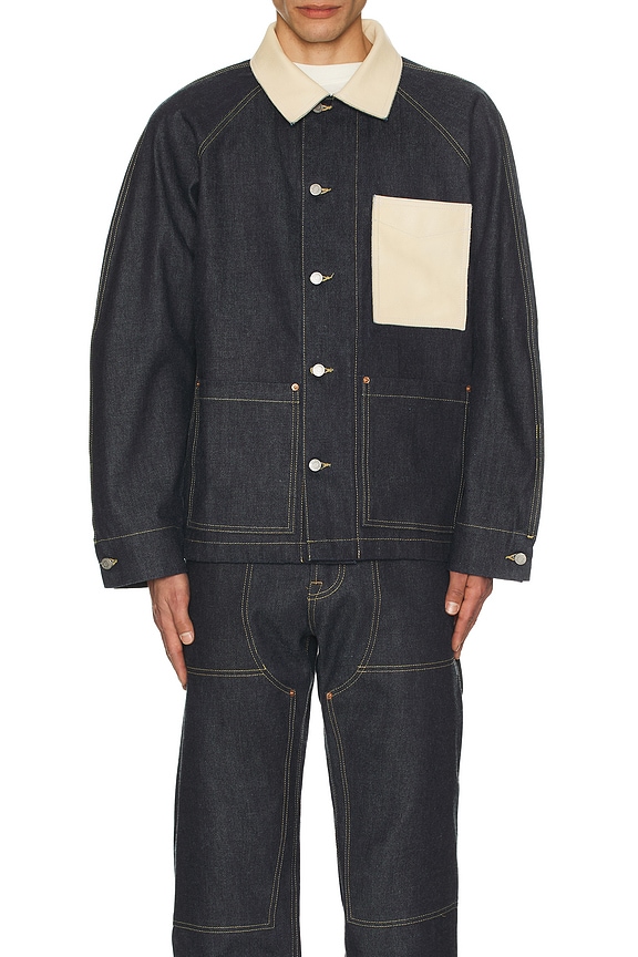 view 3 of 3 BLOUSON CHORE in Indigo