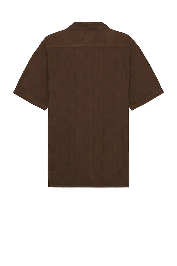 view 2 of 3 Checkered Sport Shirt in Chocolate