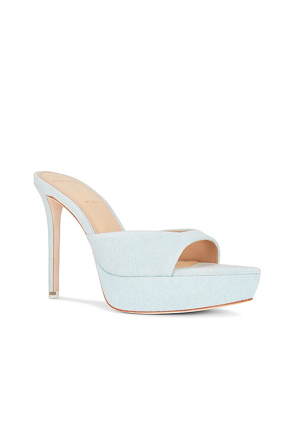 view 2 of 5 ZUECOS DE PLATAFORMA TAMARA in Light Denim