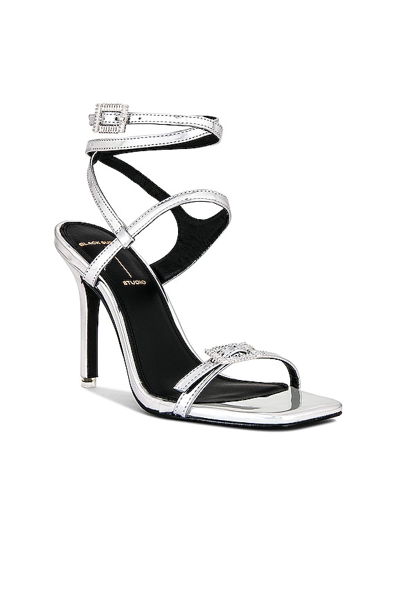 view 2 of 5 VENICE 힐 샌들 in Silver Mirror Metallic