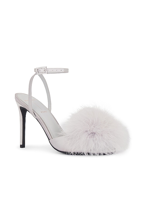 view 2 of 5 Rocca Sandal in Grey Satin