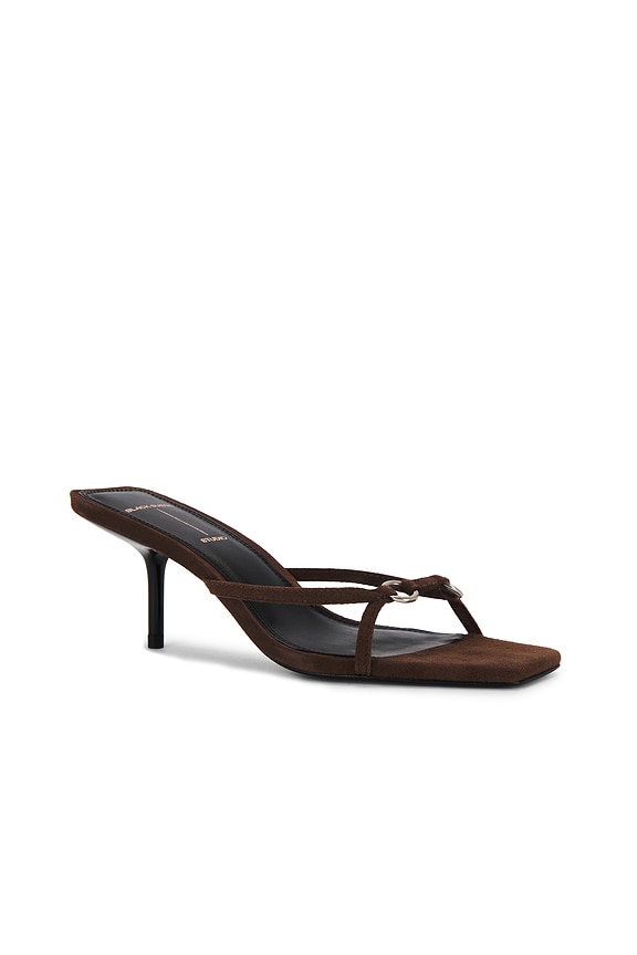 view 2 of 5 Frankie 65 Heel in Brown Kid Suede