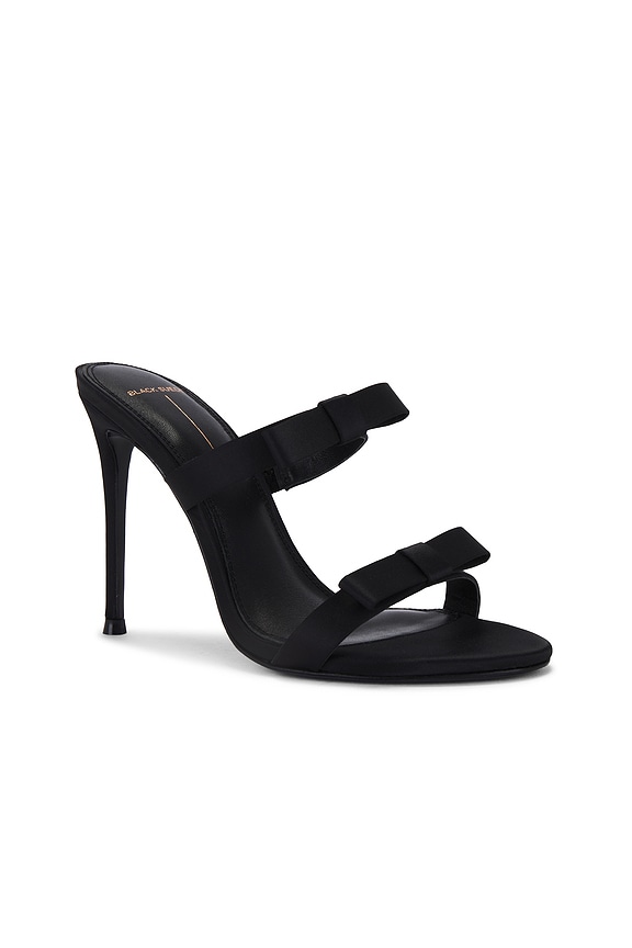 view 2 of 5 Chic 100 Mule in Black Satin