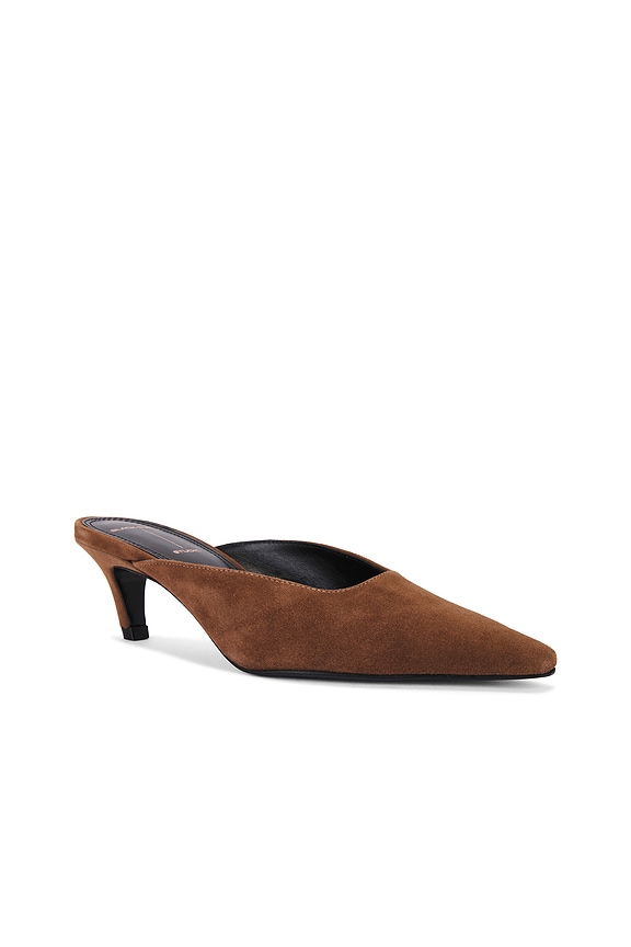 view 2 of 5 Logan 50 Mule in Brown Suede